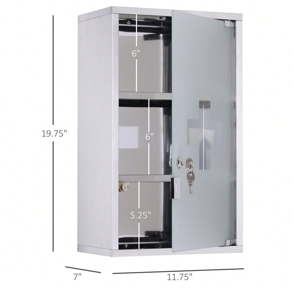 Wall Medicine Cabinet With Loc - Medicine Cabinet Lock ulasan dan harga