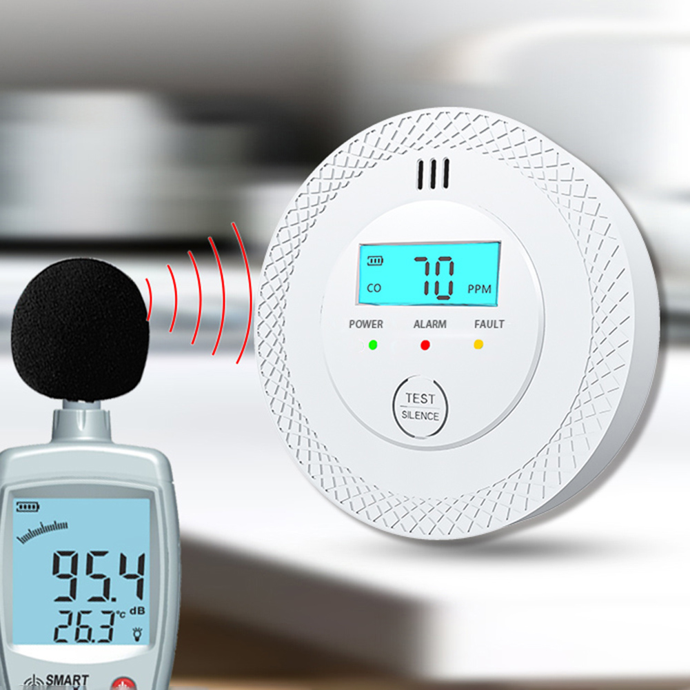 1-5PCS Carbon Monoxide Alarm D - Smoke Detector Interconnected ulasan dan harga