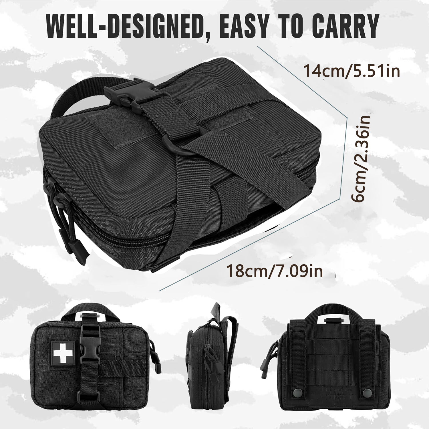 Tactical EMT Pouch, Upgrade IF - First Aid Bag Kit ulasan dan harga