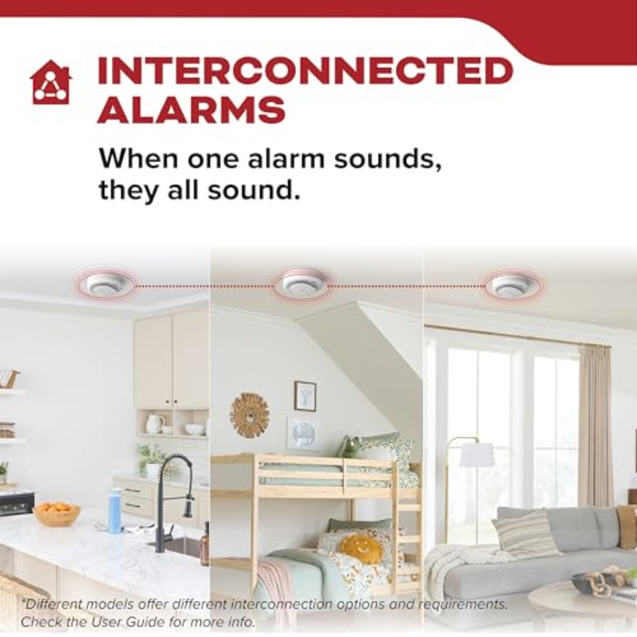 Smoke Detector for home safety - Smoke Detector Interconnected ulasan dan harga