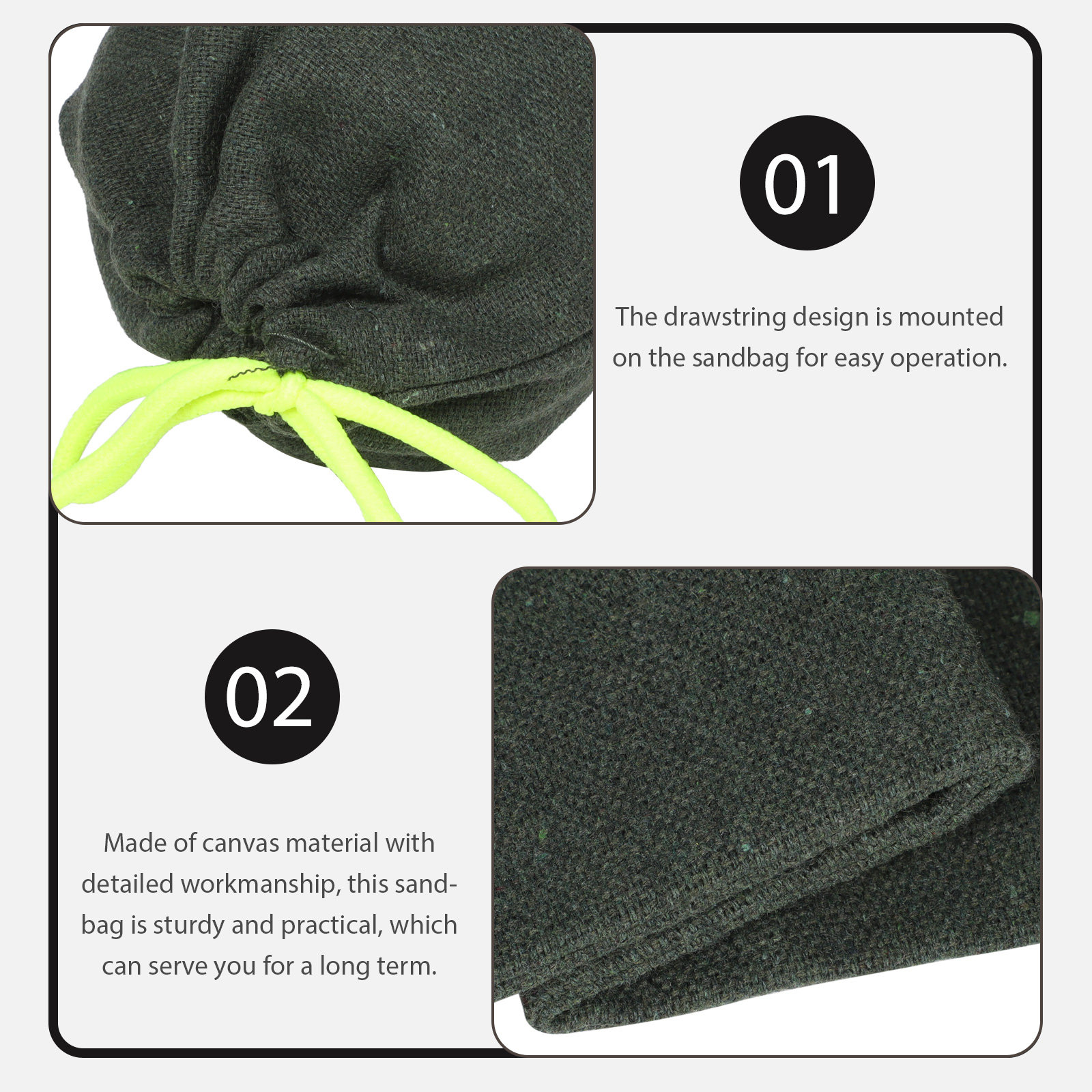 2Pcs Sturdy Drawstring Sandbag - Flood Barrier Bag ulasan dan harga