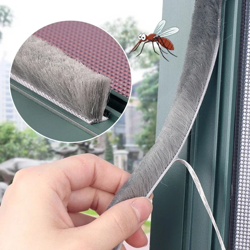 10M Self Adhesive Brush Strip  - Window Lock Bar ulasan dan harga