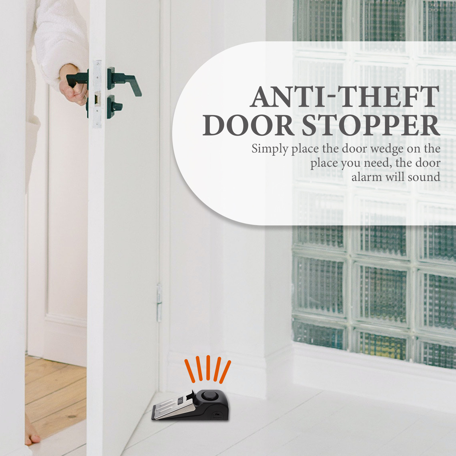 Anti Theft Door Stopper with A - Door Stop Alarm ulasan dan harga