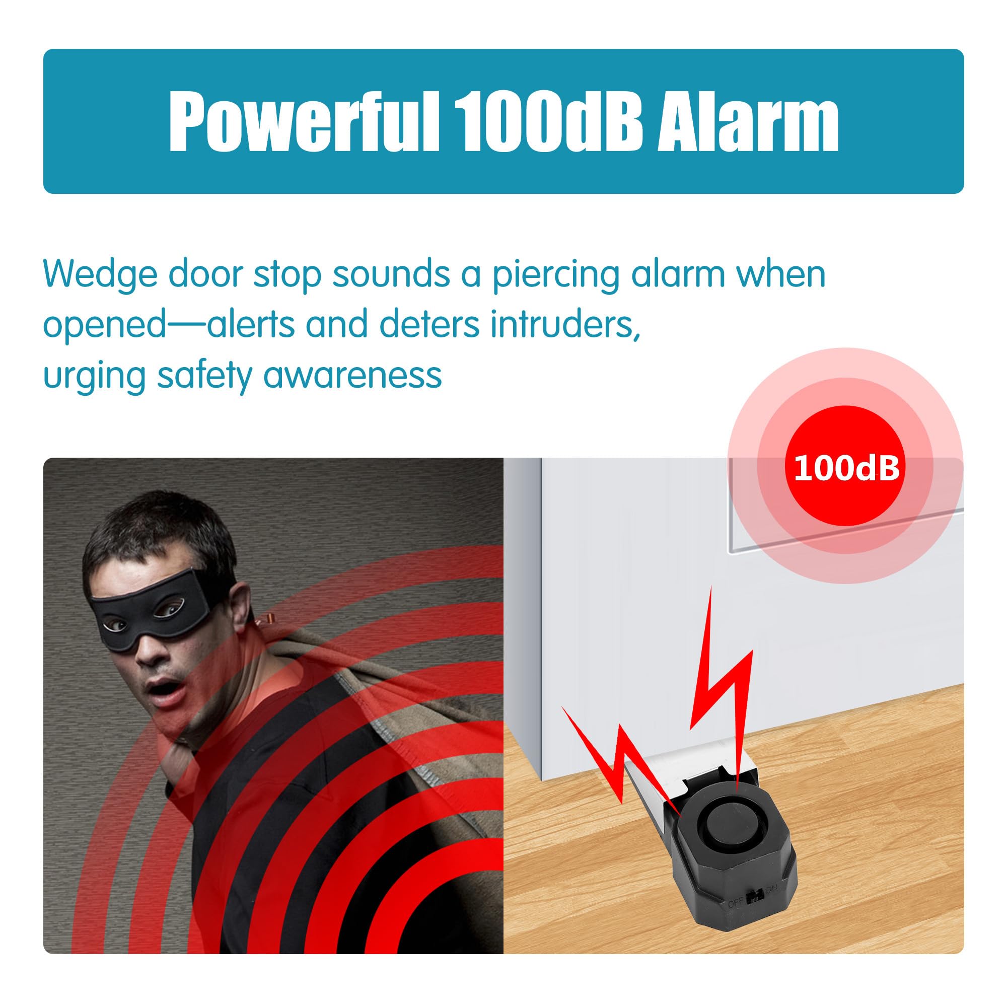 Wireless Door Stop Alarm Syste - Door Stop Alarm ulasan dan harga