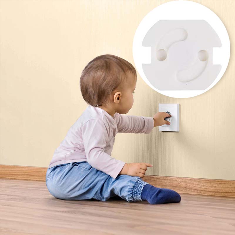 10Pcs EU Power Socket Electric - Outlet Cover Baby ulasan dan harga