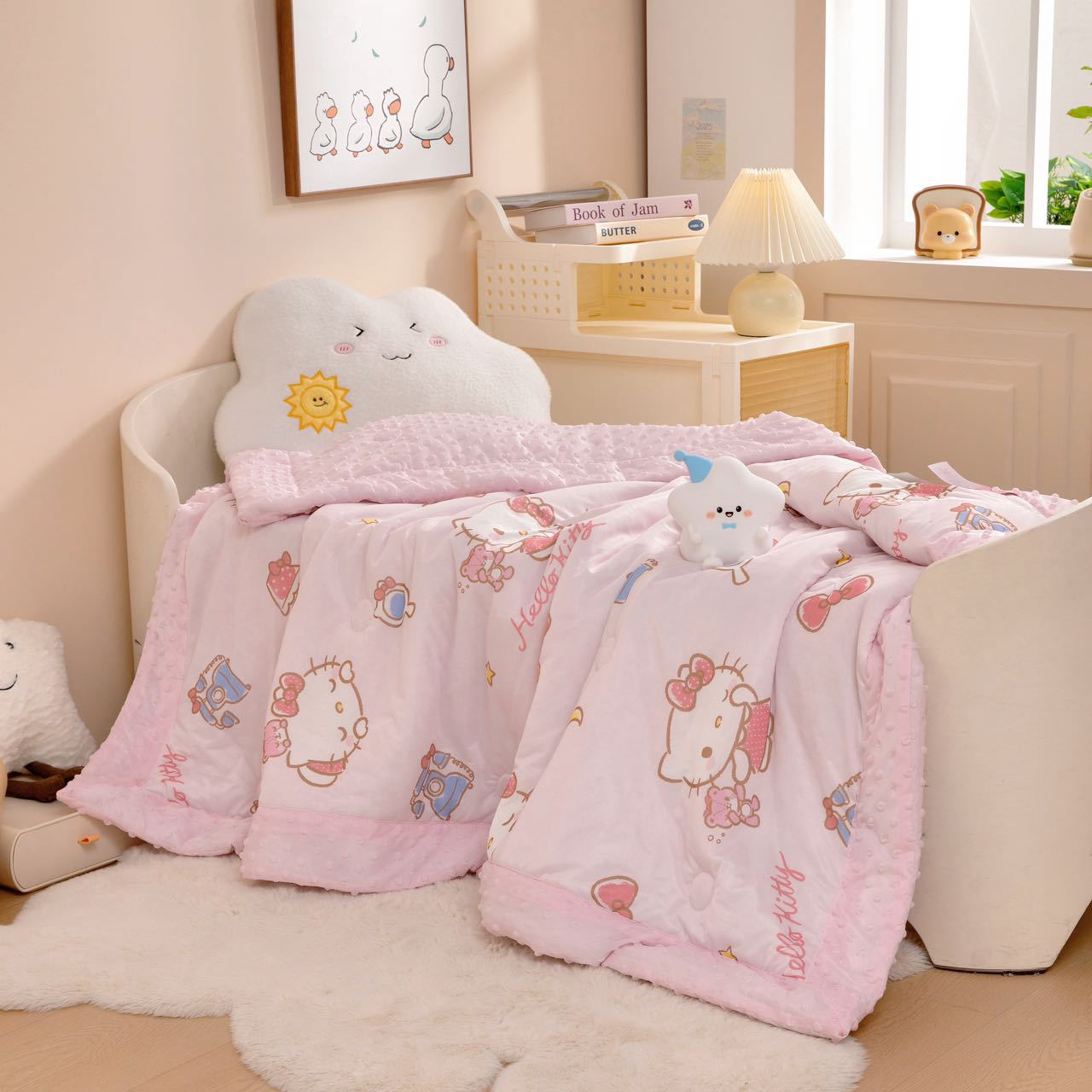 Hello Kitty My Melody Cartoon  - Fire Blanket Kitchen ulasan dan harga