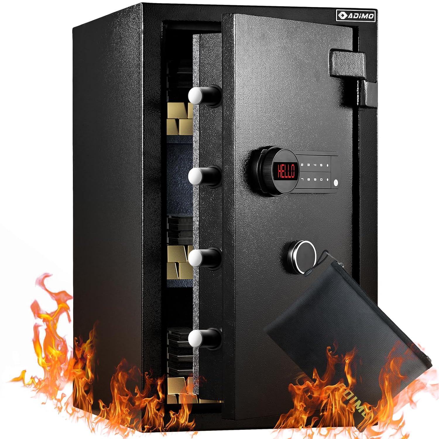 Heavy-Duty Fireproof Safe Box  - Fire Safe Document ulasan dan harga