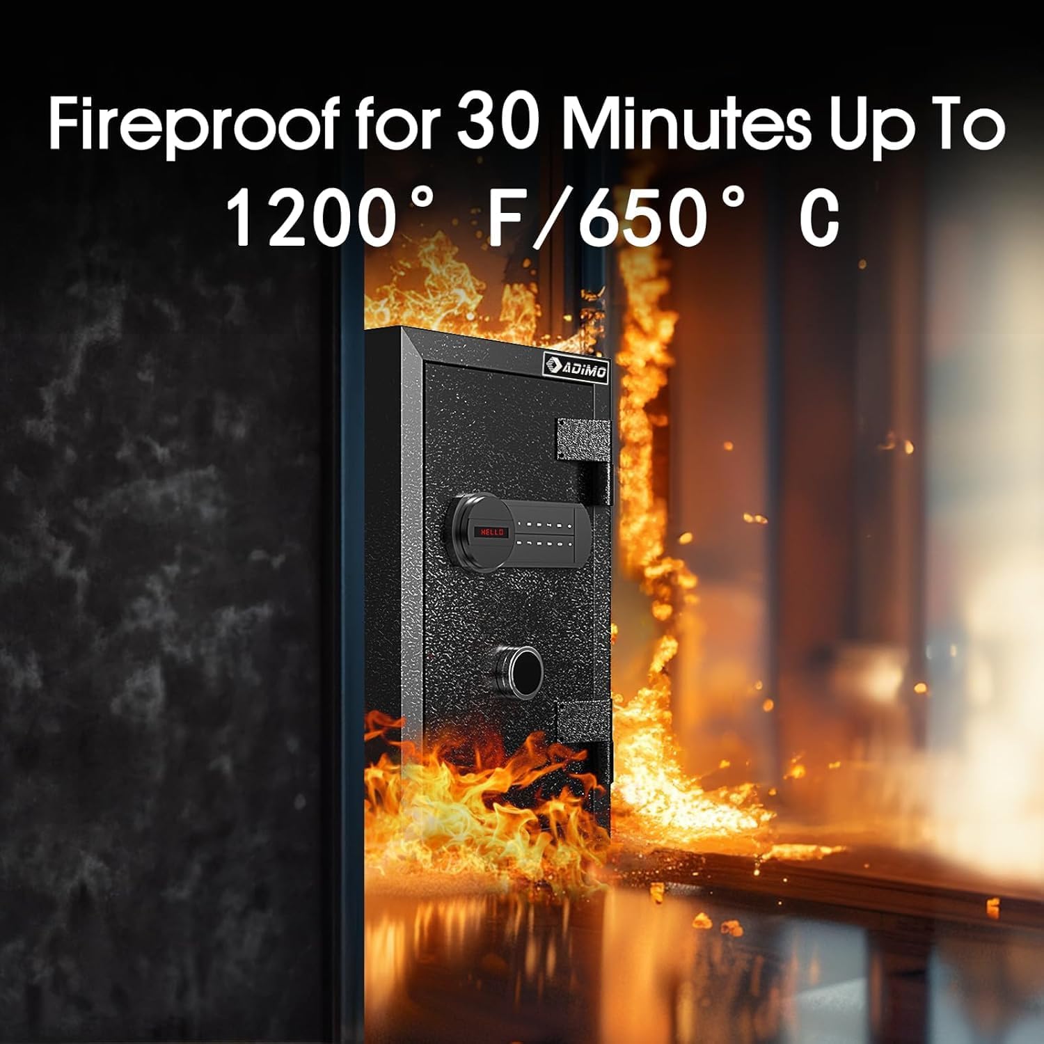Heavy-Duty Fireproof Safe Box  - Fire Safe Document ulasan dan harga