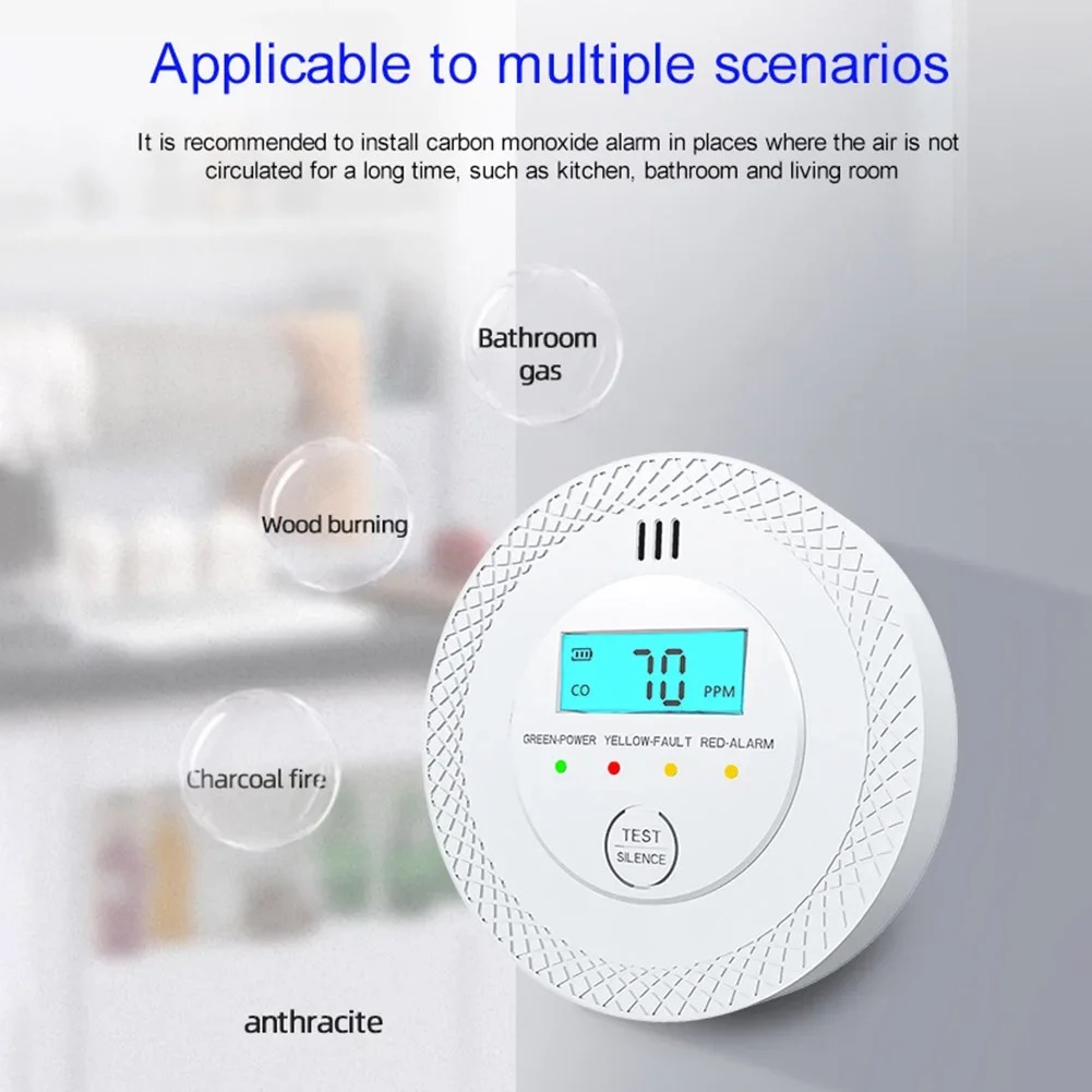 Carbon Monoxide Alarm Detector - Smoke Detector Interconnected ulasan dan harga