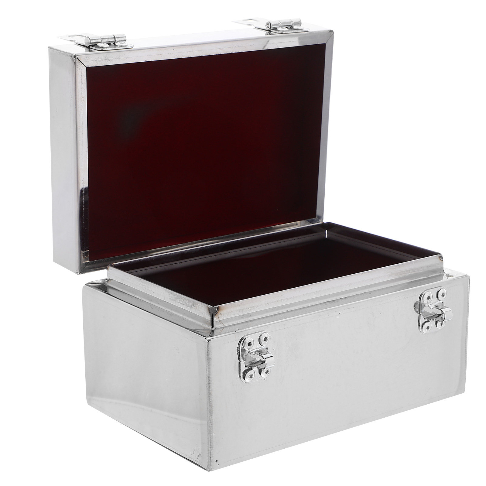 Stainless Steel Lockable Cash  - Lockbox Key Secure ulasan dan harga
