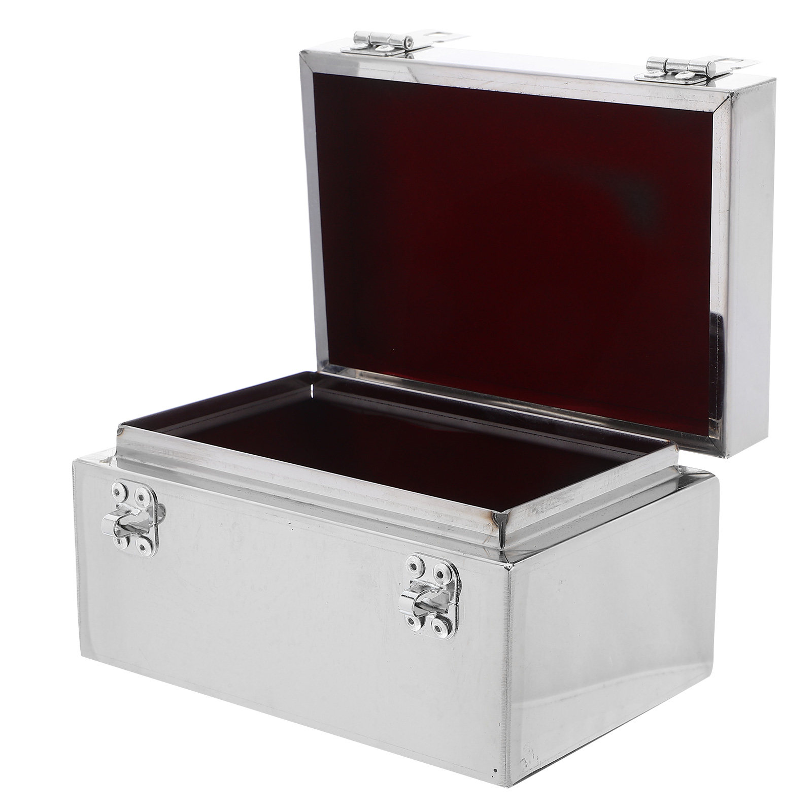 Stainless Steel Lockable Cash  - Lockbox Key Secure ulasan dan harga