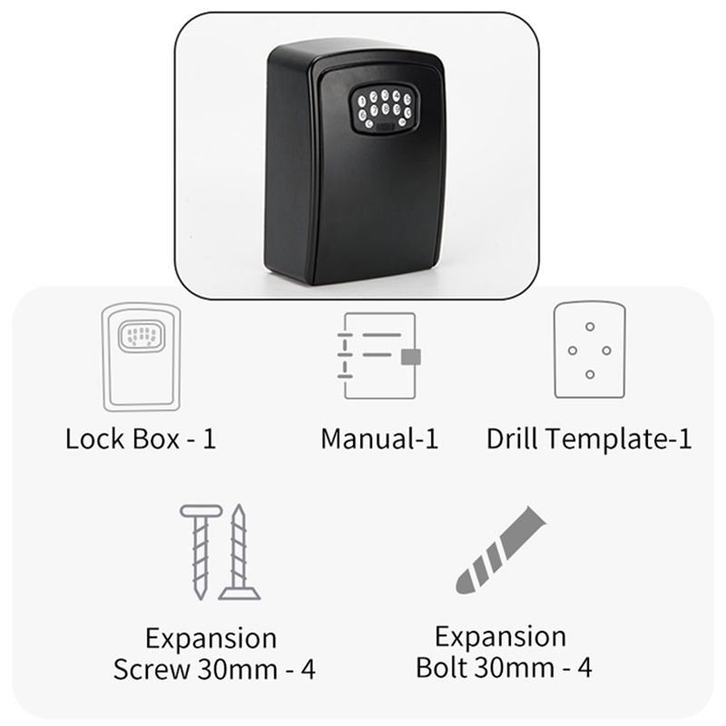 A92Z TUYA Smart Key Box Blueto - Lockbox Key Secure ulasan dan harga