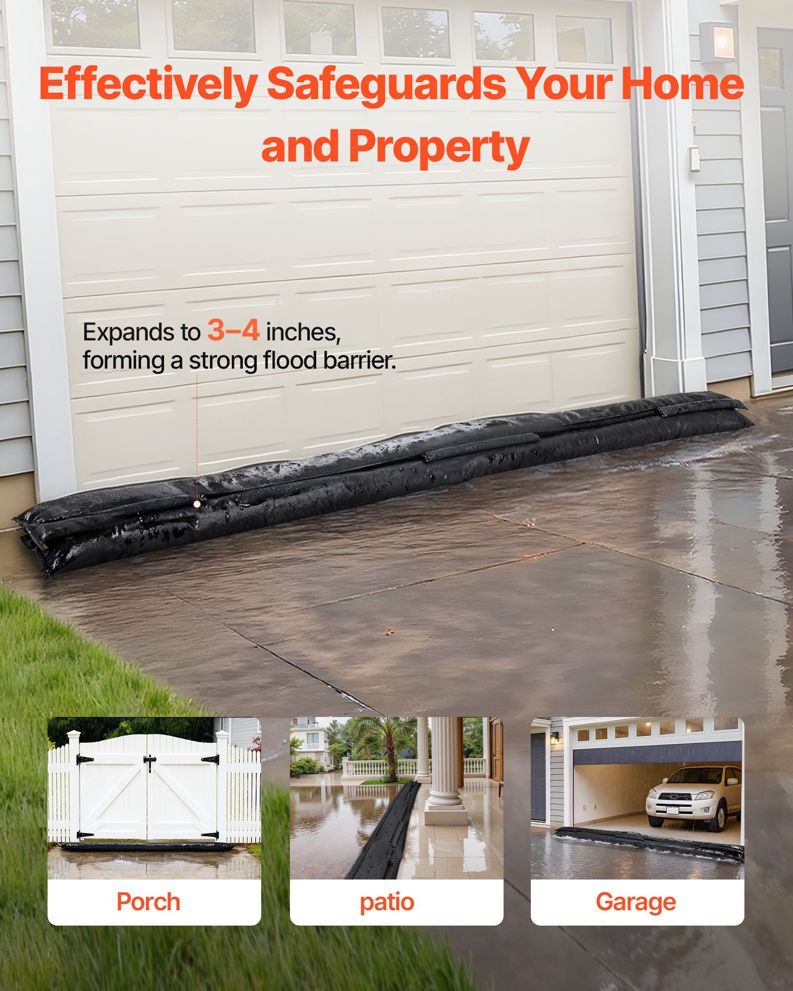 Flood Barrier, 8 Pack, 10 x 0. - Flood Barrier Bag ulasan dan harga