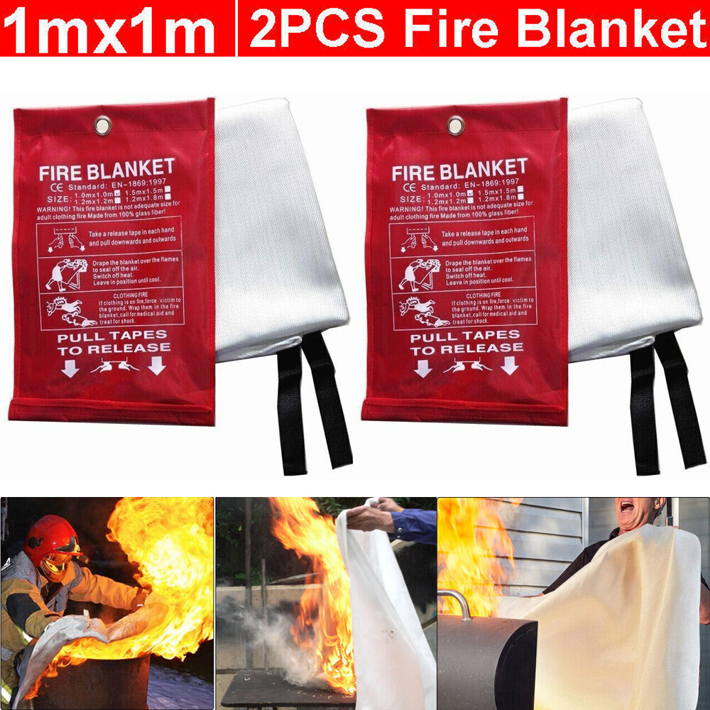 1M*1M Fire Blanket, Kitchen Es - Fire Blanket Kitchen ulasan dan harga