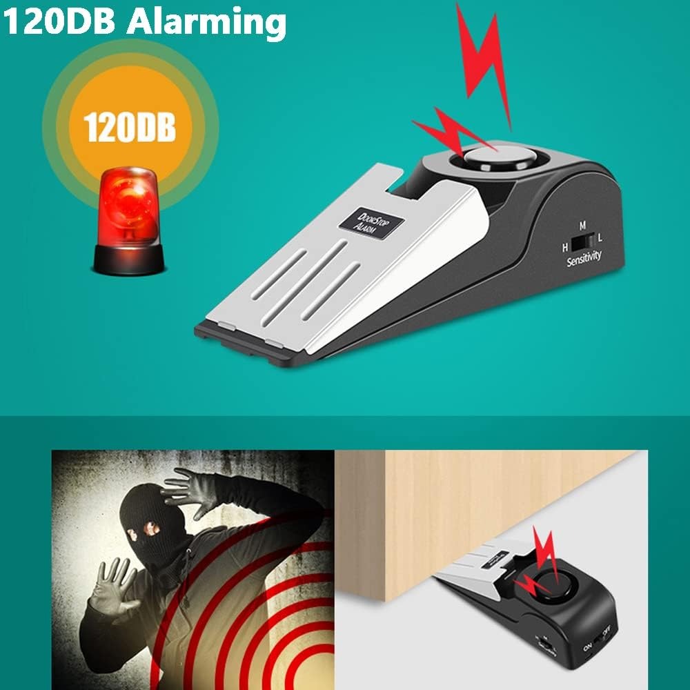 Door Stop Alarm with 120dB Sec - Door Stop Alarm ulasan dan harga