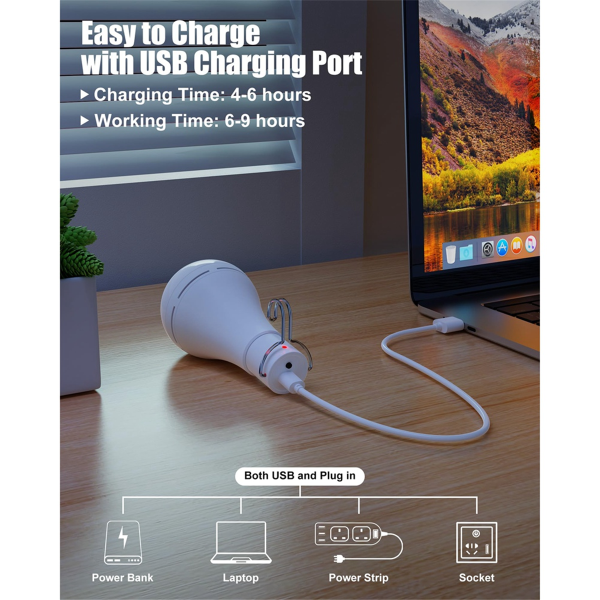 ONCE USB Rechargeable Light Bu - Power Outage Light ulasan dan harga