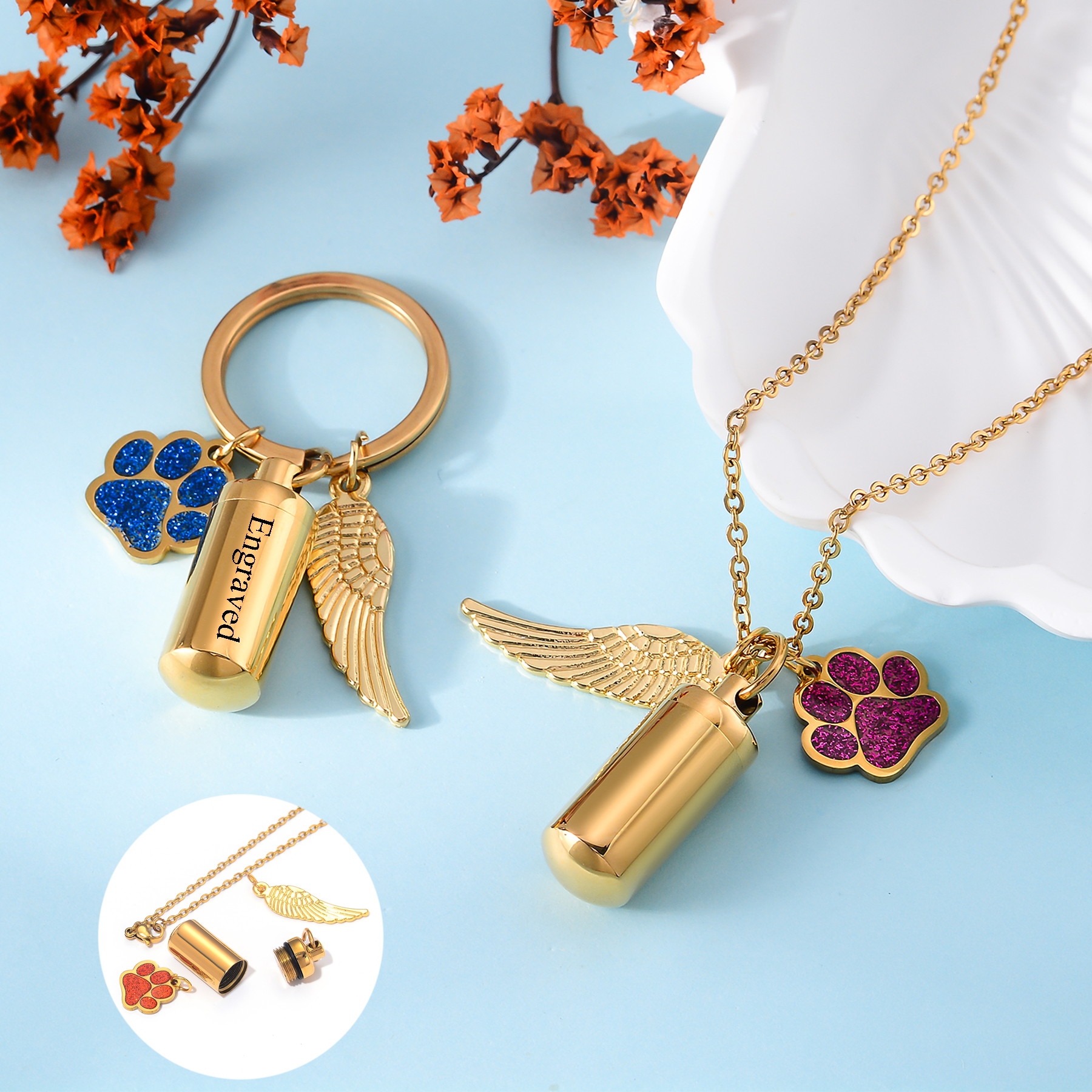 Personalized  Stainless Steel  - Personal Alarm Keychain ulasan dan harga