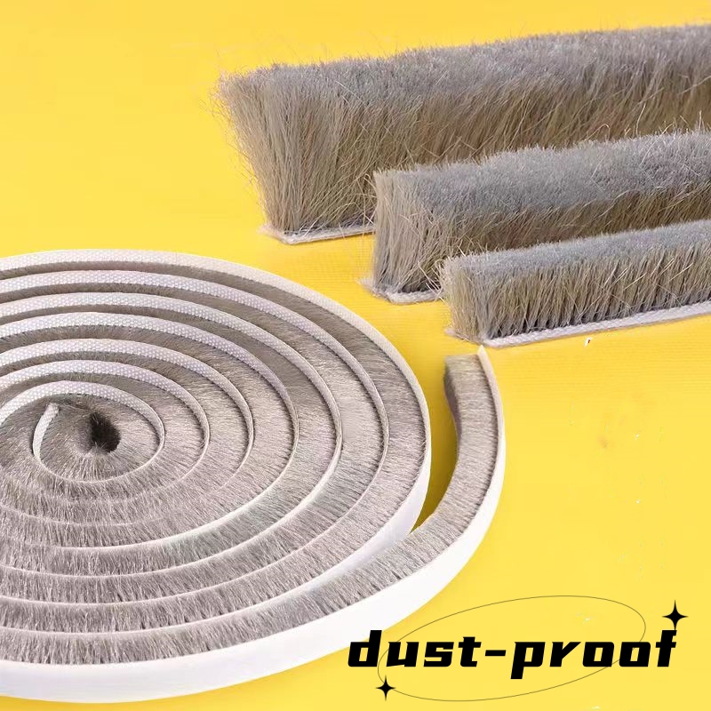 Self-adhesive Bristles Wool Pi - Window Lock Bar ulasan dan harga