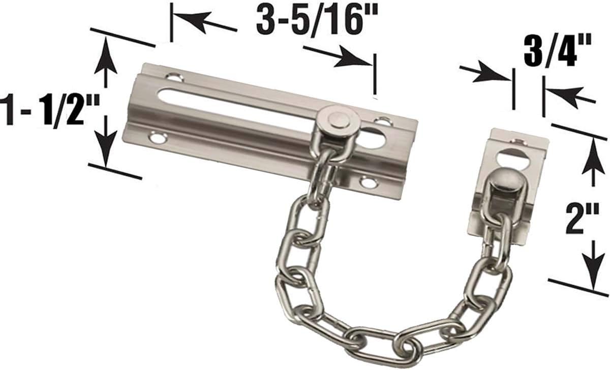 4PCS Door Chain Guard Security - Security Chain Door ulasan dan harga