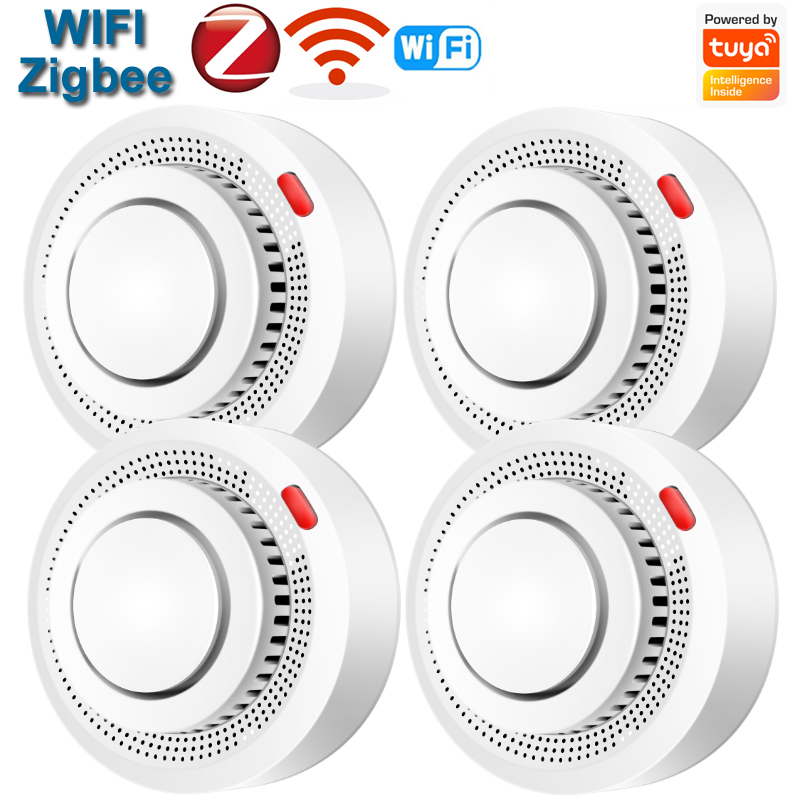 WiFi/Zigbee Smoke Detector Sen - Smoke Detector Interconnected ulasan dan harga