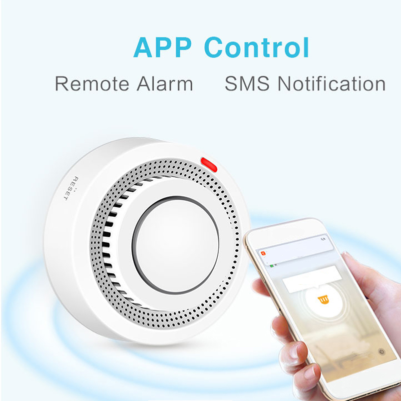 WiFi/Zigbee Smoke Detector Sen - Smoke Detector Interconnected ulasan dan harga