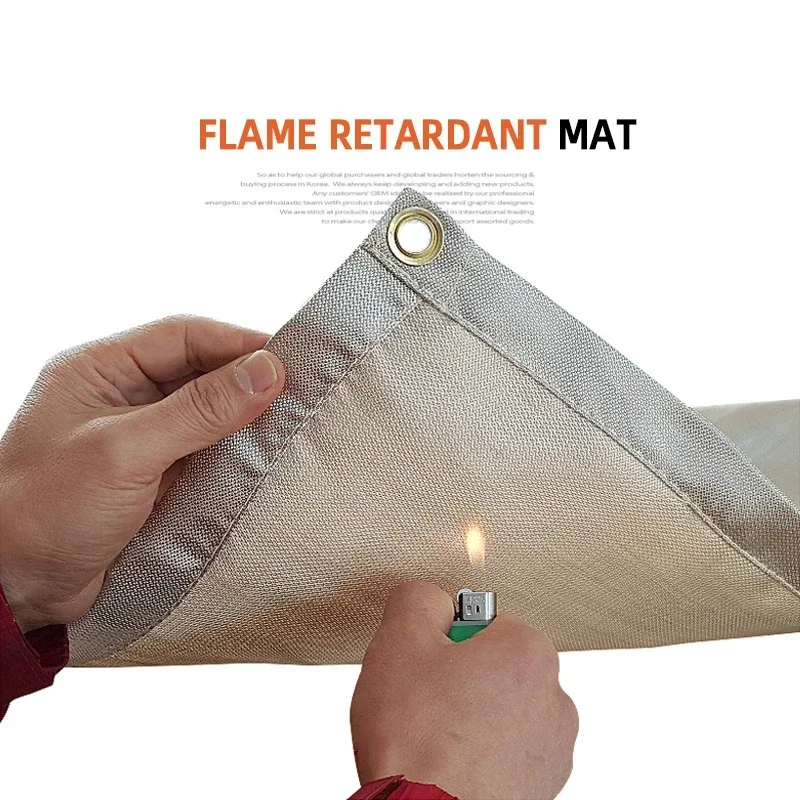30*30CM New Outdoor Camping Fi - Fire Blanket Kitchen ulasan dan harga